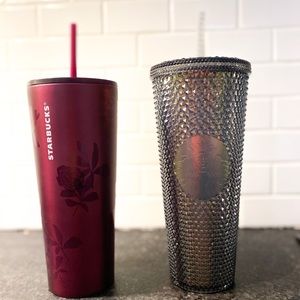 NWT Starbucks Rose Plum & Dark Unicorn Studded